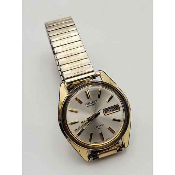 SEIKO Watch 7006-8007 Automatic Day Date Men's 1/40 10KT RGP Discontinued JAPAN - Picture 15 of 16